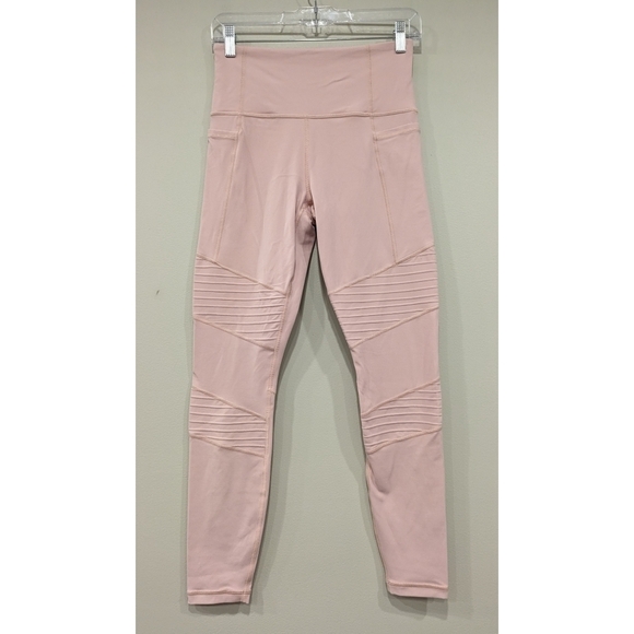 Athleta Pink Inclination Moto Leggings Size Small - Picture 3 of 8